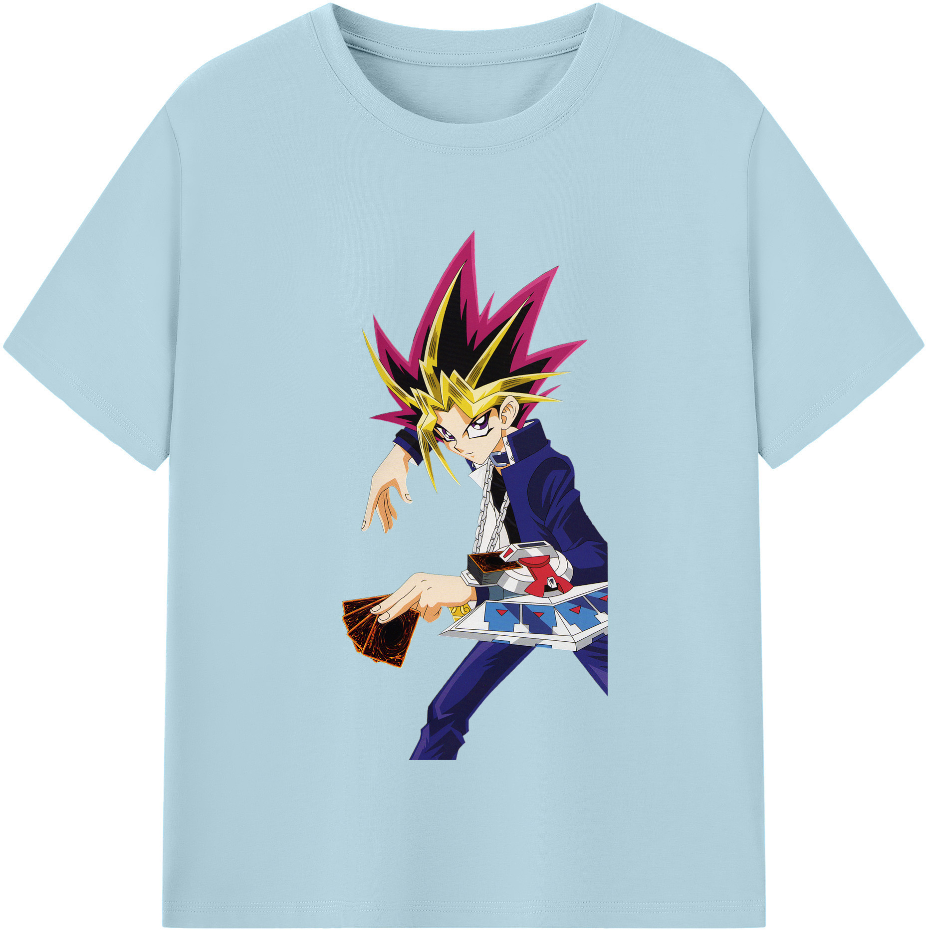 （画像用） 遊☆戯☆王 Yu-Gi-Oh! 綿100％半袖Tシャツ（フロントプリント）